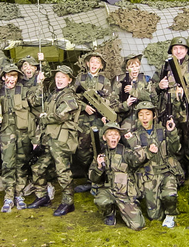 Laser combat kinderfeest!